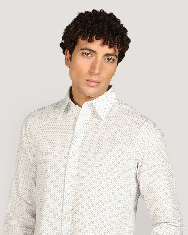 GANT  Regular Micro Prt Shirt for Men | Best Price UAE