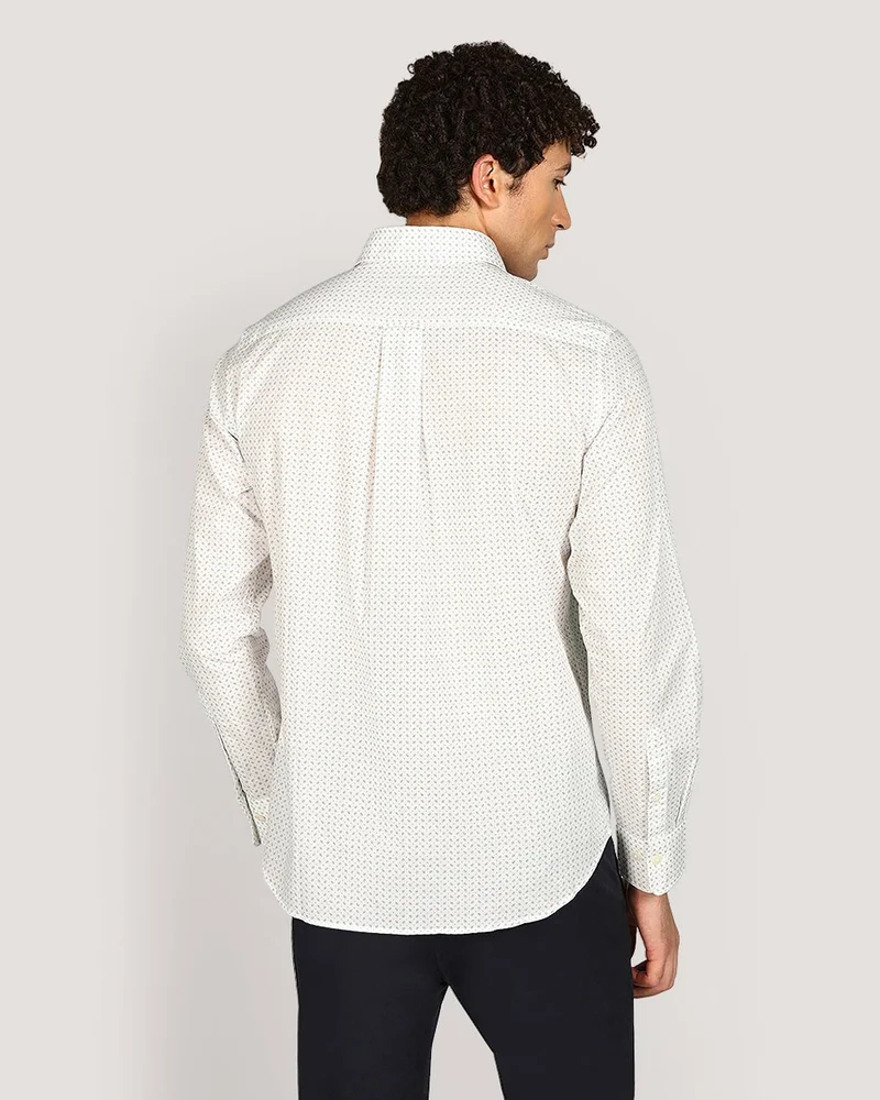 GANT  Regular Micro Prt Shirt for Men | Best Price UAE