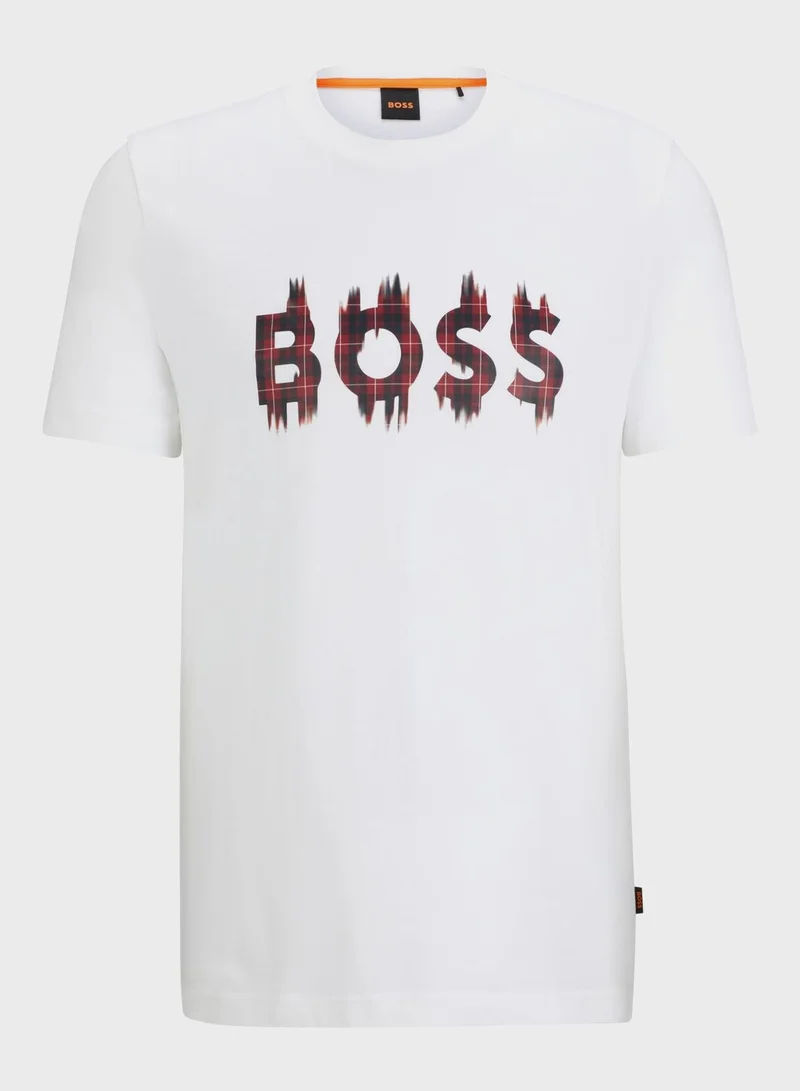 BOSS Logo Crew Neck T-Shirt