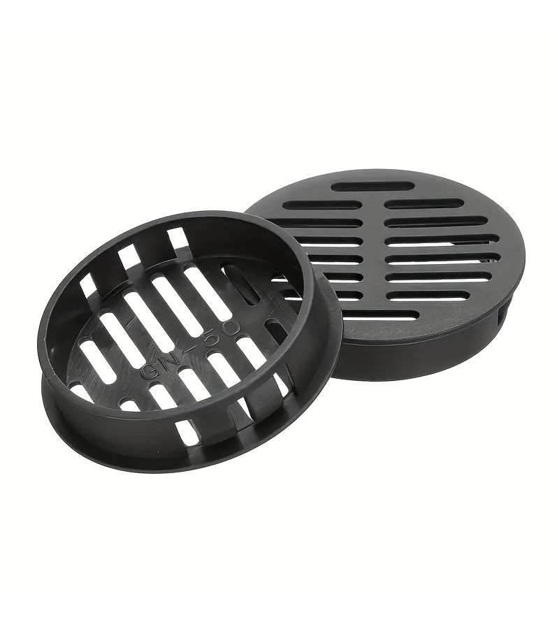 20 Pcs Black Snap On Round Vent Mesh Caps For Cabinets - Image 4