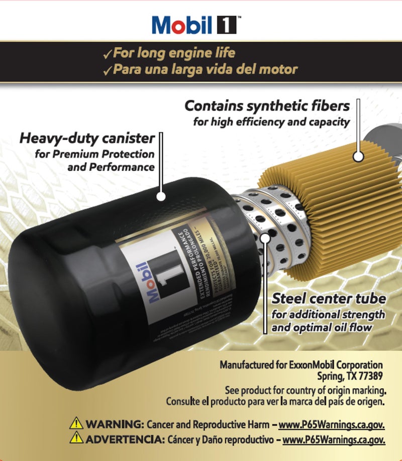 Mobil 1 M1-104A Extended Performance Oil Filter - Image 2