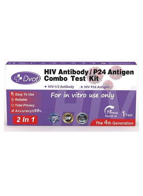 HIV Antibody，P24 Antigen Combo Test Kit For Home Use And Clinic Use， Results Are Available In 15 Minutes