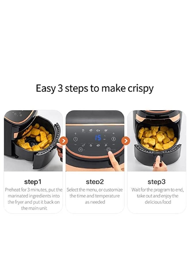 sokany Touch Screen Digital  Air Fryer 3.8 L / 1000 W - Image 2