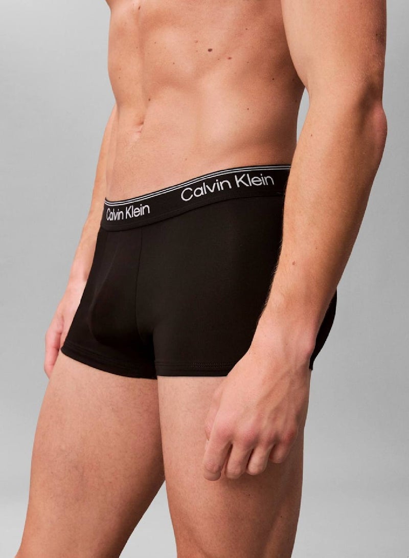 CALVIN KLEIN 3 Pack Low Rise Trunks - Microfibre Stretch - Image 5
