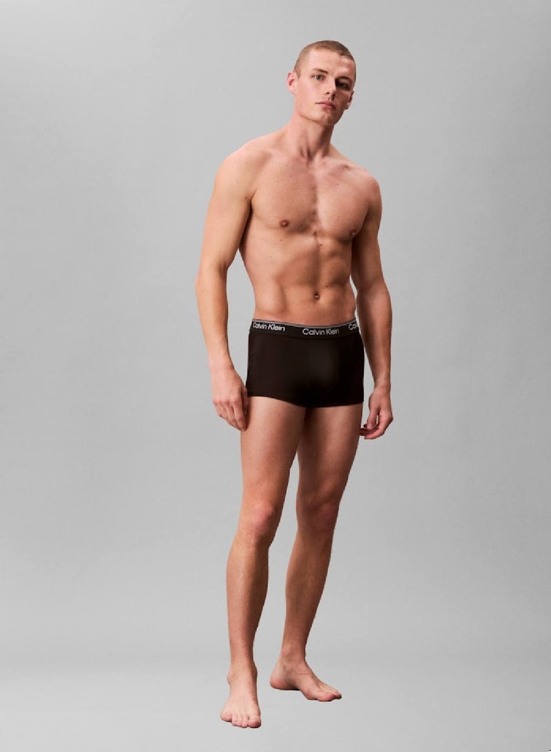 CALVIN KLEIN 3 Pack Low Rise Trunks - Microfibre Stretch - Image 3