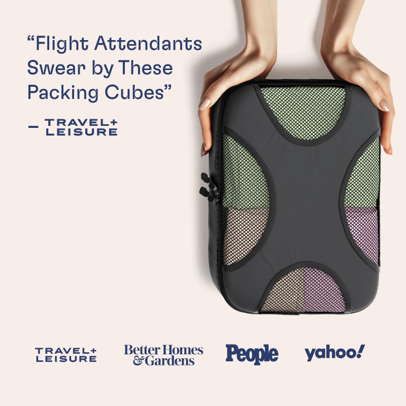 Shacke مجموعة شاك 5 من مكعبات التعبئة للسفر - منظم أمتعة خفيف الوزن (رمادي داكن) - Image 3