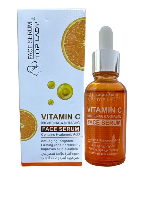 Skin serum with vitamin C extract improves skin elasticity and anti-wrinkles 30 ml