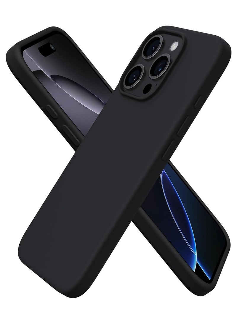 X-level Compatible with iPhone 16 Pro Case,Slim Liquid Silicone 3 Layers Full Covered Soft Gel Rubber Shockproof Phone Case, Protective Cover with Anti-Scratch Microfiber Lining - Image 1