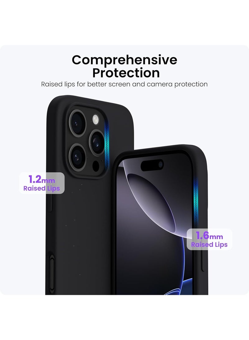 X-level Compatible with iPhone 16 Pro Case,Slim Liquid Silicone 3 Layers Full Covered Soft Gel Rubber Shockproof Phone Case, Protective Cover with Anti-Scratch Microfiber Lining - Image 2