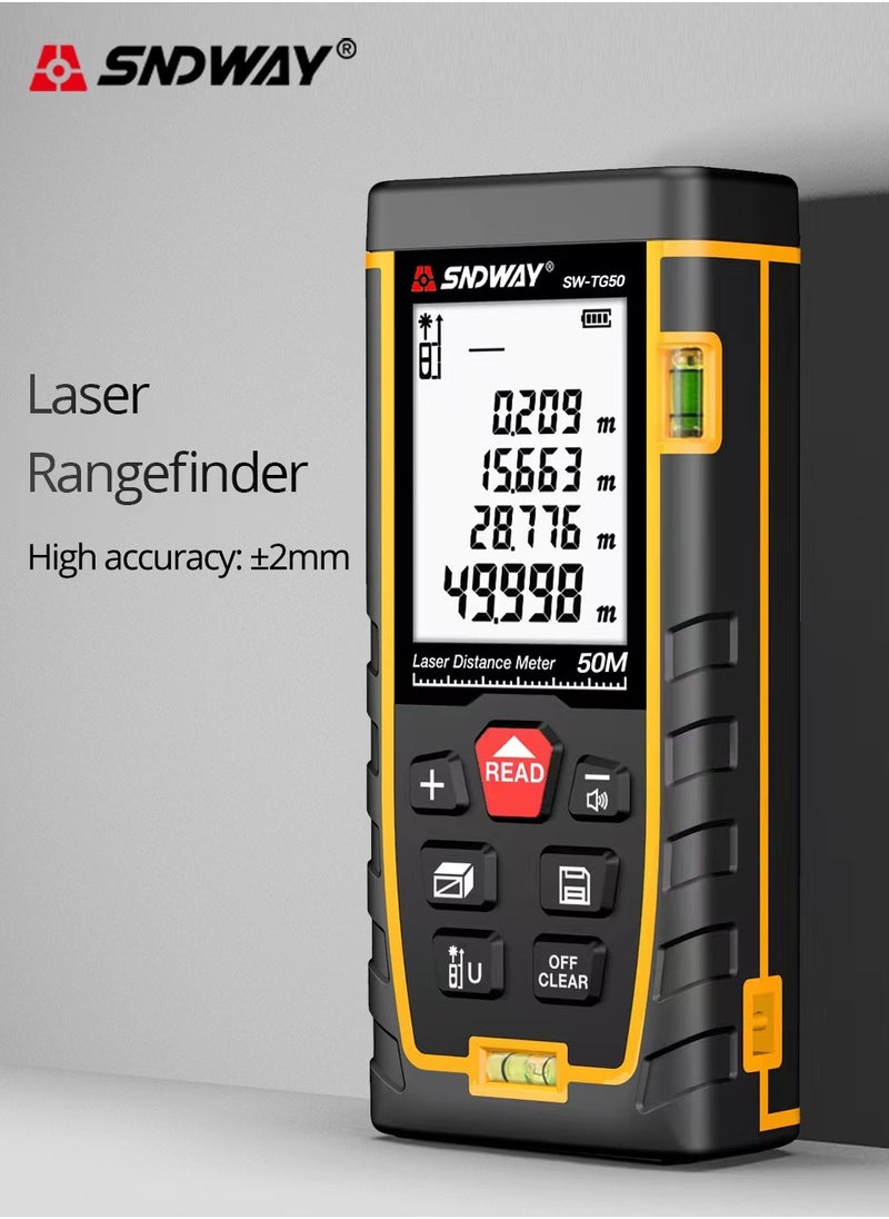 SNDWAY - Laser Distance Meter Mini Digital Rangefinder Professional Laser Measure Meter High Accuracy Range Finder - Image 1