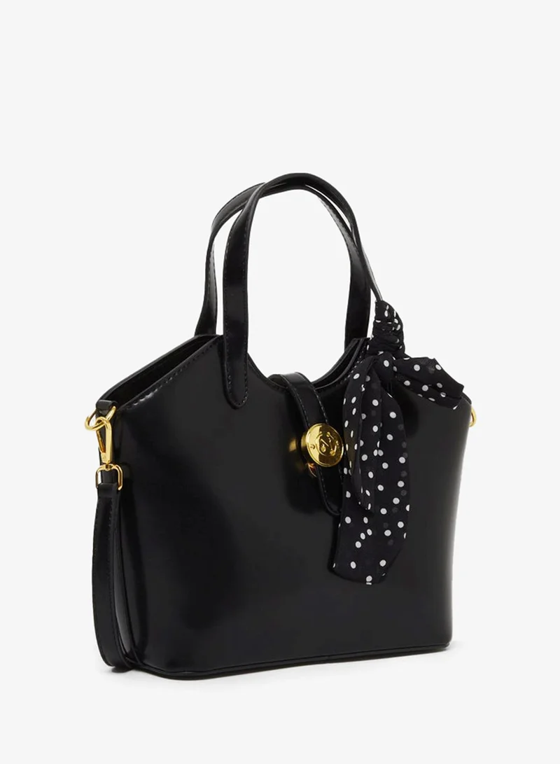 Styli Ribbon Shoulder Bag with Dual Handle