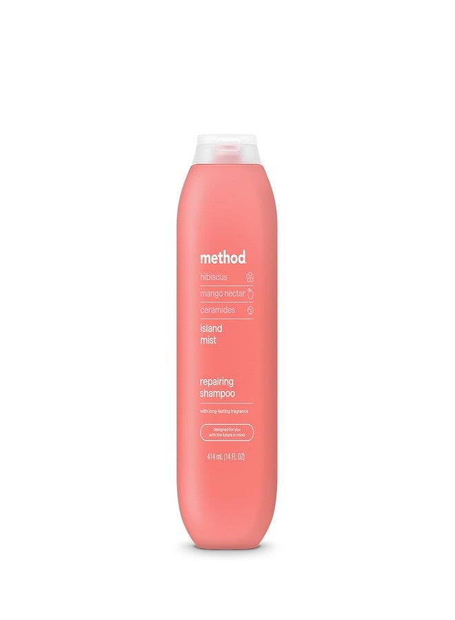 Method Repairing Shampoo, Island Mist - Nourishes Hair and Restores Damaged Strands - Sulfate Free, Color Safe - 14 oz - Image 1