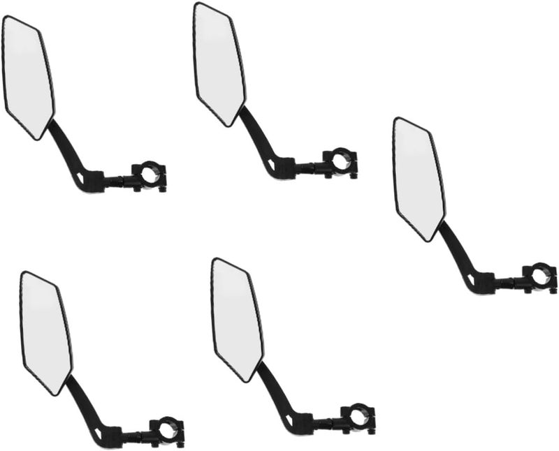5Pcs Rearview Mirror Set Easy Installation for Safe Riding Electric and Standard Bikes - Image 1