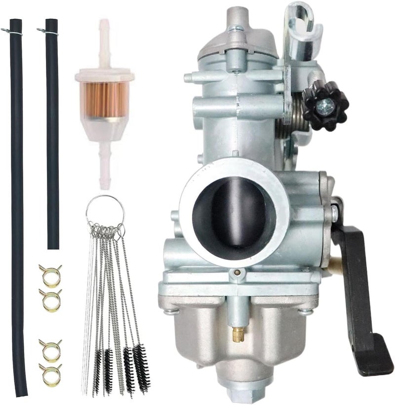 Ycsmyyds CRF 230F Carburetor with Carbon Dirt Jet Cleaner Tool kit Replacement for Honda CRF230F 2003 2004 2005 Carb, Replace Part Number 16100-KPS-902 Carb - Image 1