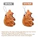 SASBSC Cute Capybara Plush Toy with Bubble Capibara Stuffed Animal for Back to School Gifts Keychain Backpack Charm Desk Decor Birthday Party Favor Stress Relief Toys for Kids Aduts Style A - Image 4