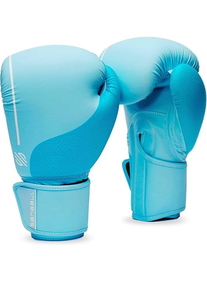 Sanabul Easter Egg Women’s Boxing Gloves – Shock-Absorbing Foam Padding, Secure Wrist Support & Breathable Fit – Ideal for Kickboxing, Muay Thai, MMA & Heavy Bag Training – Ice Blue