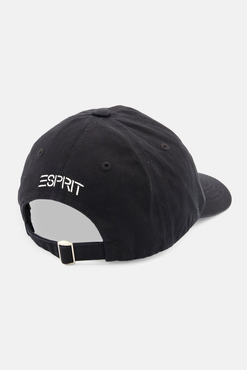ESPRIT Women Embroidered Logo Adjustable Cap, Black  - Image 2