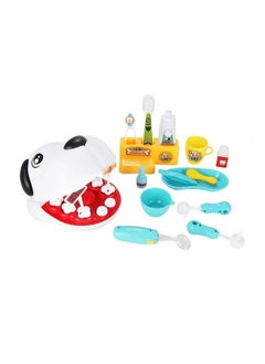 17-Piece Pet Dentist Toy Kid Doctor Playhouse Game Dentist Toy Set For Kids