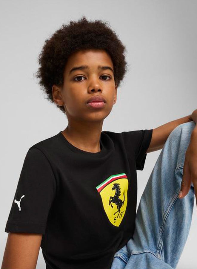PUMA Youth Ferrari Race Big Shield T-Shirt - Image 3