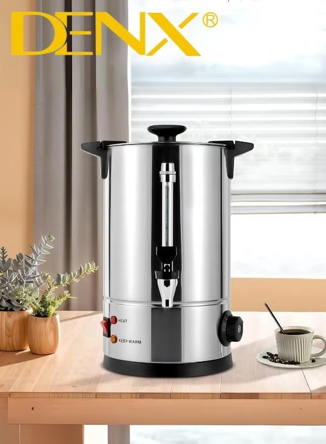 DENX DX3406 10L Electric Water Kettle – Large Capacity Stainless Steel Kettle for Home, Office, Restaurants, Hotels, Tea & Coffee, Automatic Heating and Boiling - Image 1