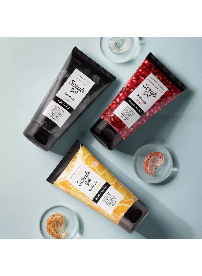 BOBANA Pomegranate Scrub Gel – Exfoliating Face & Body Scrub for Glowing Skin | Natural Brightening & Hydrating - Image 4