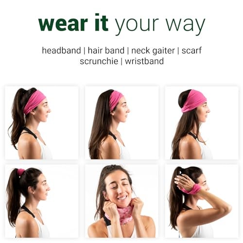 Gone For a Run RokBAND Multi-Functional Neck Gaiter and Headband | Shamrock Pattern - Image 5
