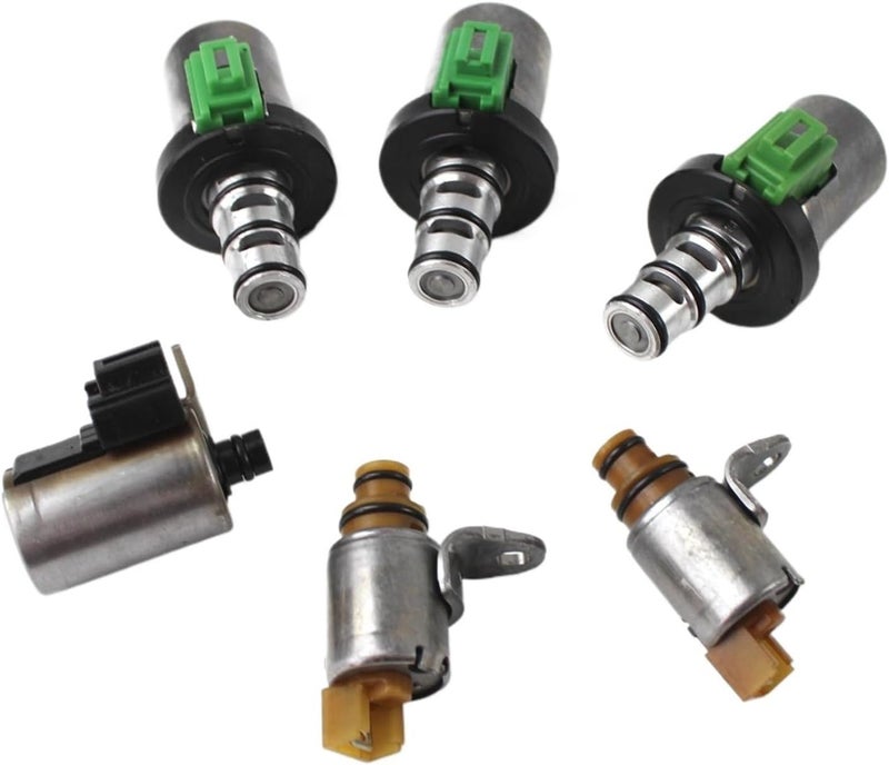 6PCS Transmission Solenoid Kit Shift EPC PWM Compatible For Mazda 2 3 5 6 CX-7 MPV Compatible For Ford Fiesta Compatible For Focus Solenoid Valve - Image 1