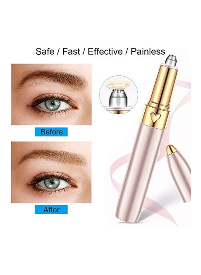 Multifunctional Facial Hair Trimmer Set Rose Gold/Gold - Image 2