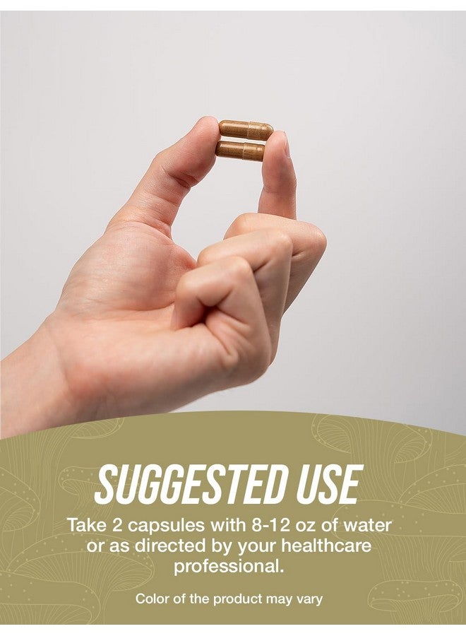 BulkSupplements.com Lion's Mane Mushroom Capsules - Lions Mane Supplement Capsules, Lion's Mane Capsules - Lion's Mane Extract, 2 Capsules per Serving, 360 Veg Capsules (Pack of 1) - Image 4