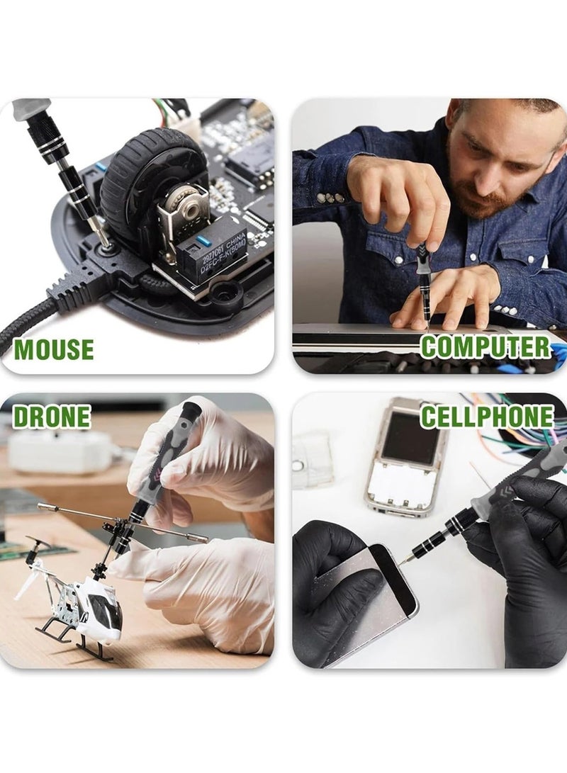 ACYYH Precision Screwdriver Set 115 in 1 Repair Tools Kit with Magnetic Driver Kit,Electronics Precision Screwdriver Set with Portable Bag for Repair Computer, Cell Phone, PC, iPhone,Tablets - Image 3