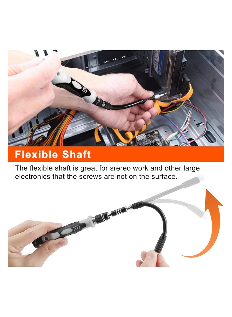 ACYYH Precision Screwdriver Set 115 in 1 Repair Tools Kit with Magnetic Driver Kit,Electronics Precision Screwdriver Set with Portable Bag for Repair Computer, Cell Phone, PC, iPhone,Tablets - Image 5