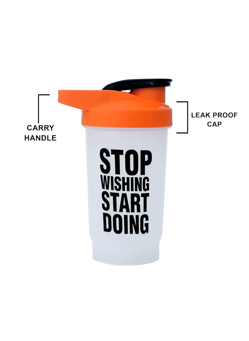 Pomic fit Pomic fit Gym Shaker Bottle Combo Pack 600ml Protein Shaker Blender Bottle for Whey Protein Mix Cycling Gym Water Bottle Compact Gym Shaker Bottle Ideal for Protein  - Image 3