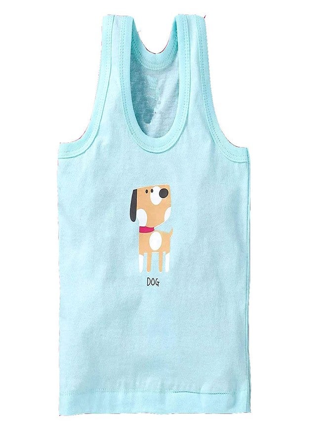 REVOLTEK 6 PCS Printed Baby Cotton Sleeveless Vests Toddler Sando baniyan ganji Undershirts Tank-Tops for Boys-Girls - Image 2