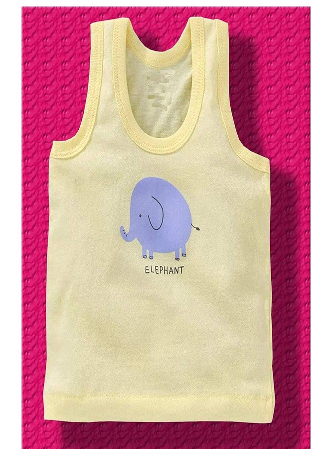 REVOLTEK 6 PCS Printed Baby Cotton Sleeveless Vests Toddler Sando baniyan ganji Undershirts Tank-Tops for Boys-Girls - Image 5