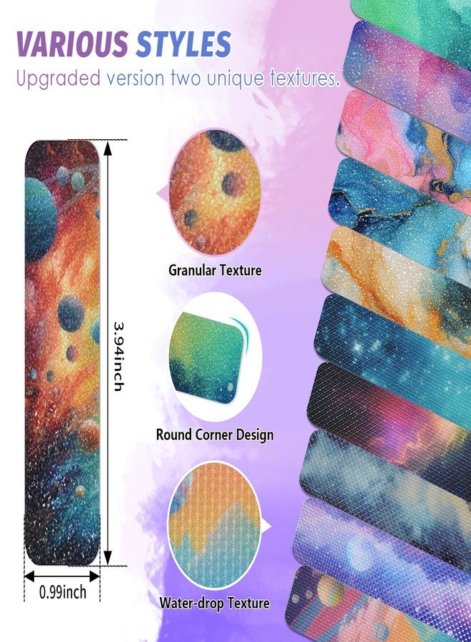 TOEMUR 48 Pieces Anxiety Sensory Stickers with 2 Textured Stickers-Calming Stickers for Kids & Adults - Anxiety Relief Sensory Strips for Office & Classroom Must Haves - Image 2