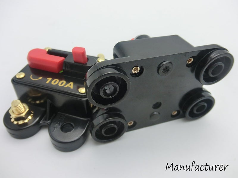KCT Car Audio Circuit Breaker Reset Fuse 100A for System Protection 12V/24V … - Image 2