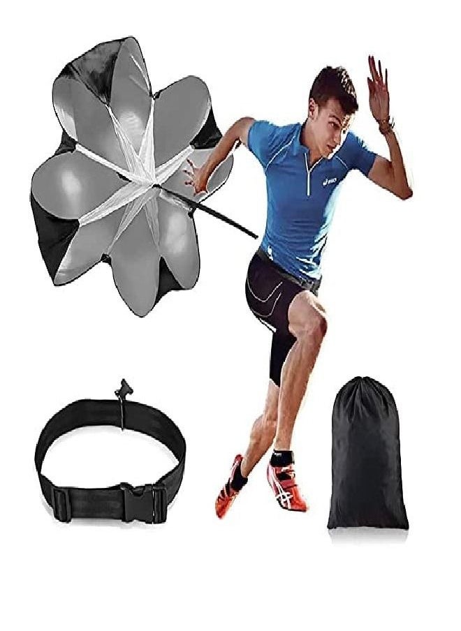 ULTIMAX Running Speed Training Resistance Parachute for Acceleration Training Speed Chute for Kids Youth and Adults -56inch  - Image 1