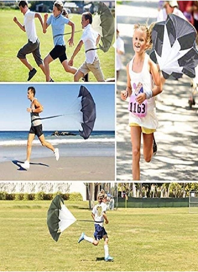 ULTIMAX Running Speed Training Resistance Parachute for Acceleration Training Speed Chute for Kids Youth and Adults -56inch  - Image 5