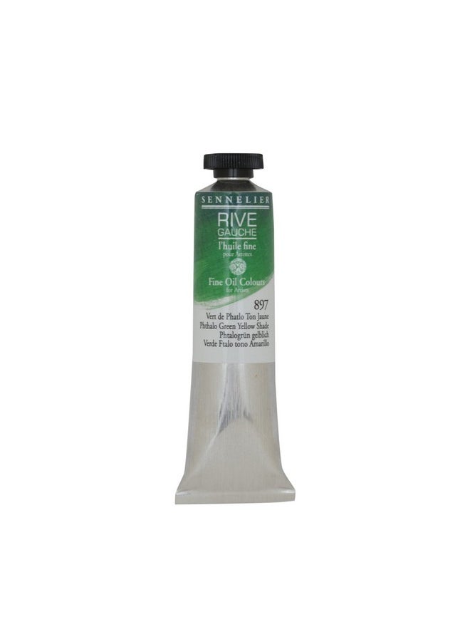 SENNELIER Rive Gauche Artist Oil Color 40 Ml Phthalo Green Yellow Shade  - Image 1