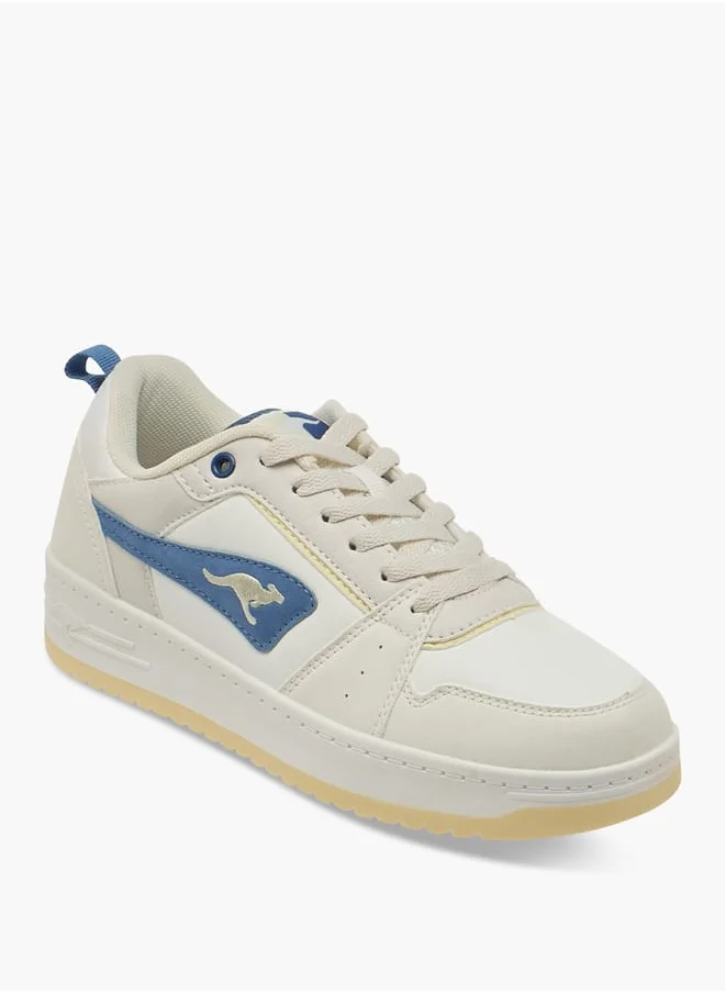 kangaROOS Women's Panelled Sports Shoes With Lace-Up Closure