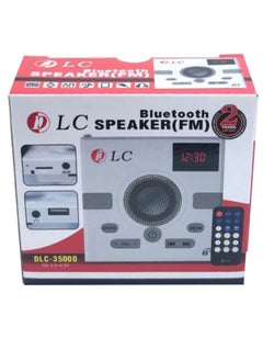 DLC Portable Radio Bluetooth Speaker With Remote White/Black/Grey  - Image 2