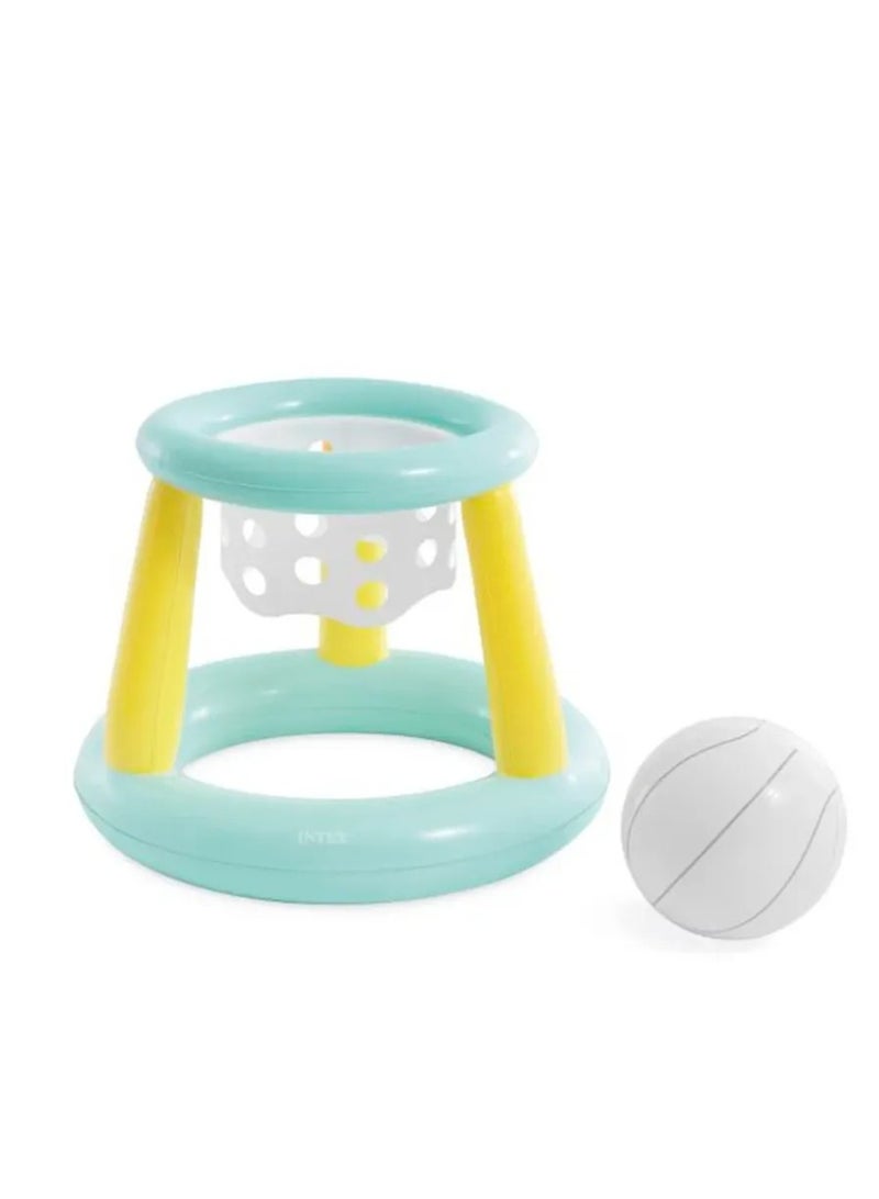 Intex 56500 Inflatable Water Play Basketball Hoop Set with Ball, PVC, 86x64cm, Ages 6+ - Image 1