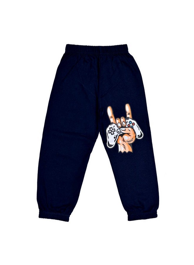 T2F T2F Boy's Regular Fit Cotton Track Pant (BYSTRK12_Multicolor_9-10 years_Multicolor_9 Years-10 Years) - Image 2