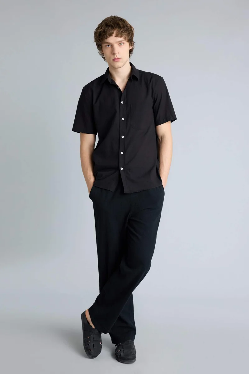 Defacto  Baggy Fit Cotton Trousers for Men | Best Price UAE