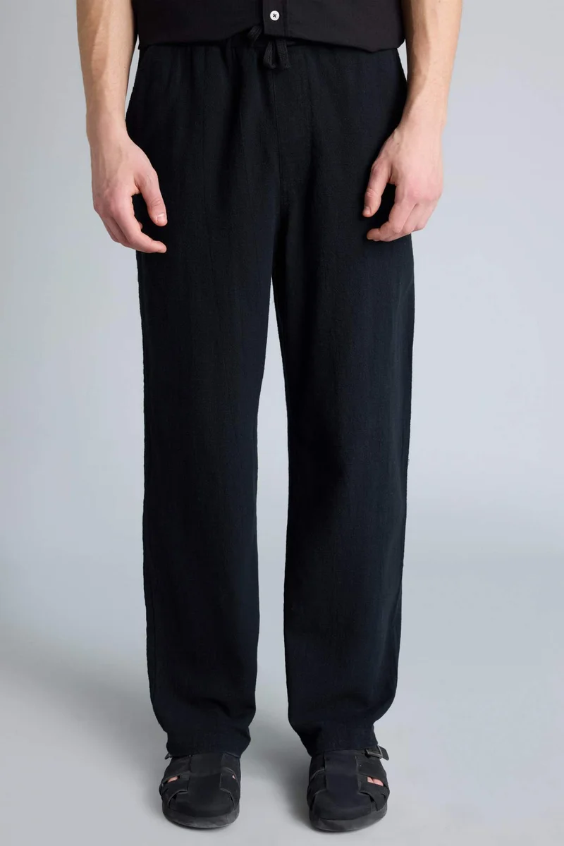 Defacto  Baggy Fit Cotton Trousers for Men | Best Price UAE
