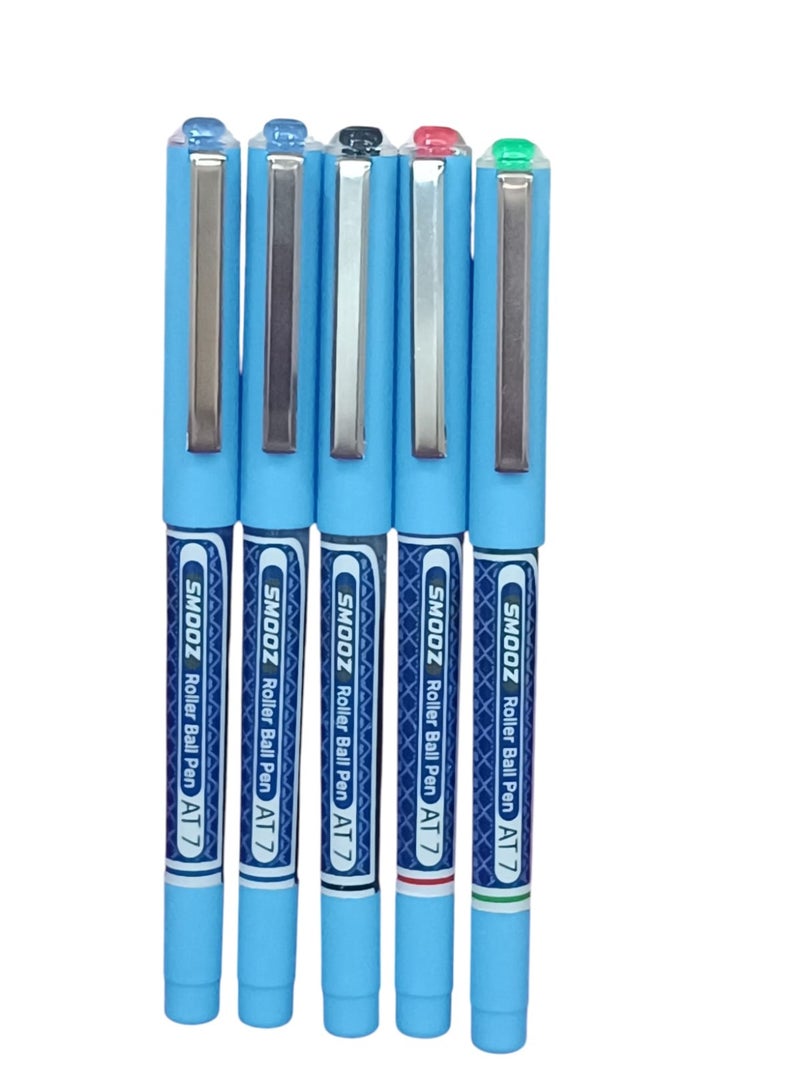 SMOOZ 5-Piece Liquid Ink Pen Set Multicolour - Image 3