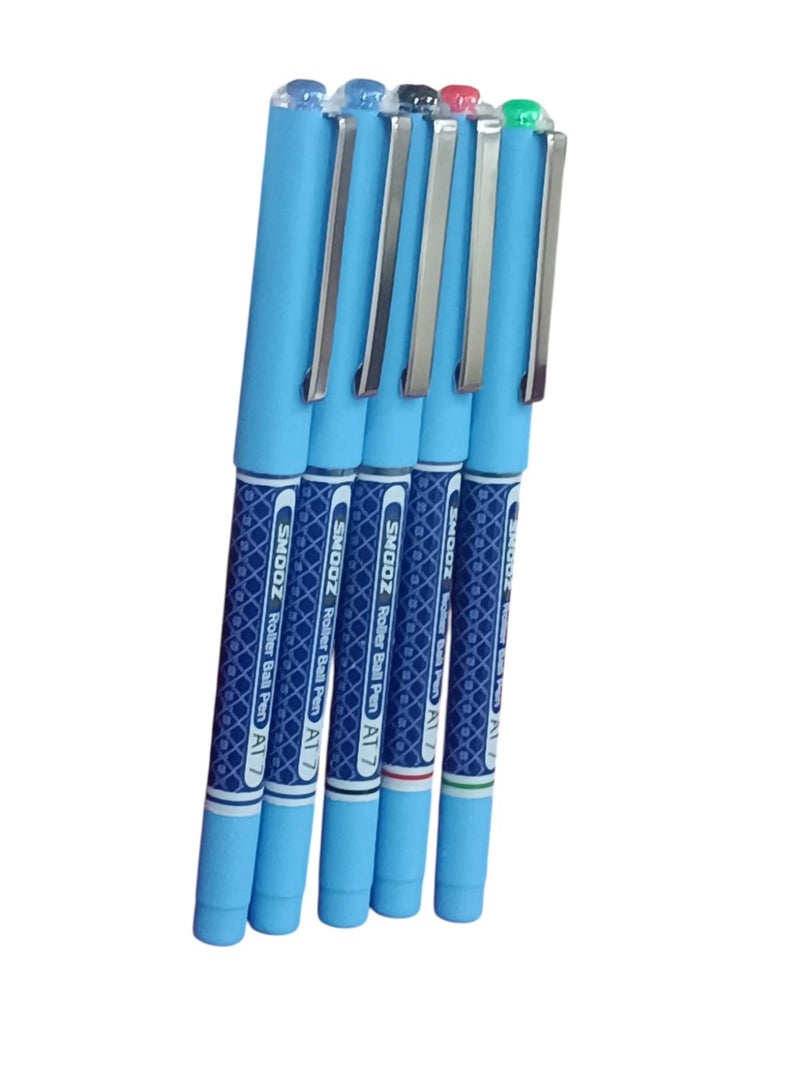 SMOOZ 5-Piece Liquid Ink Pen Set Multicolour - Image 2