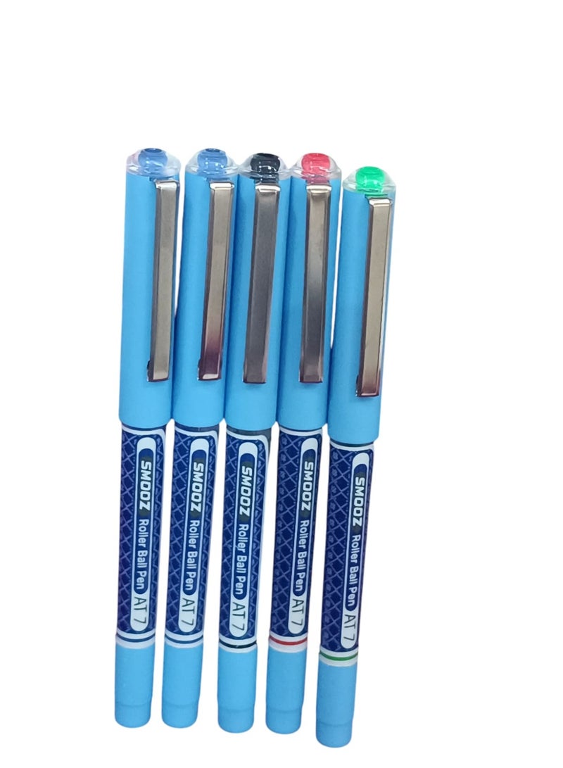 SMOOZ 5-Piece Liquid Ink Pen Set Multicolour - Image 1