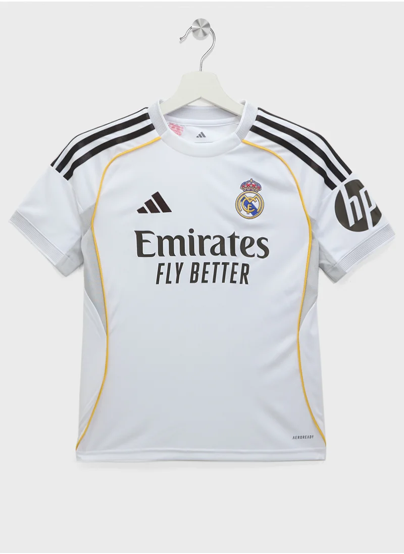 اديداس Youth Real Madrid 25/26 Home J H-Shirt