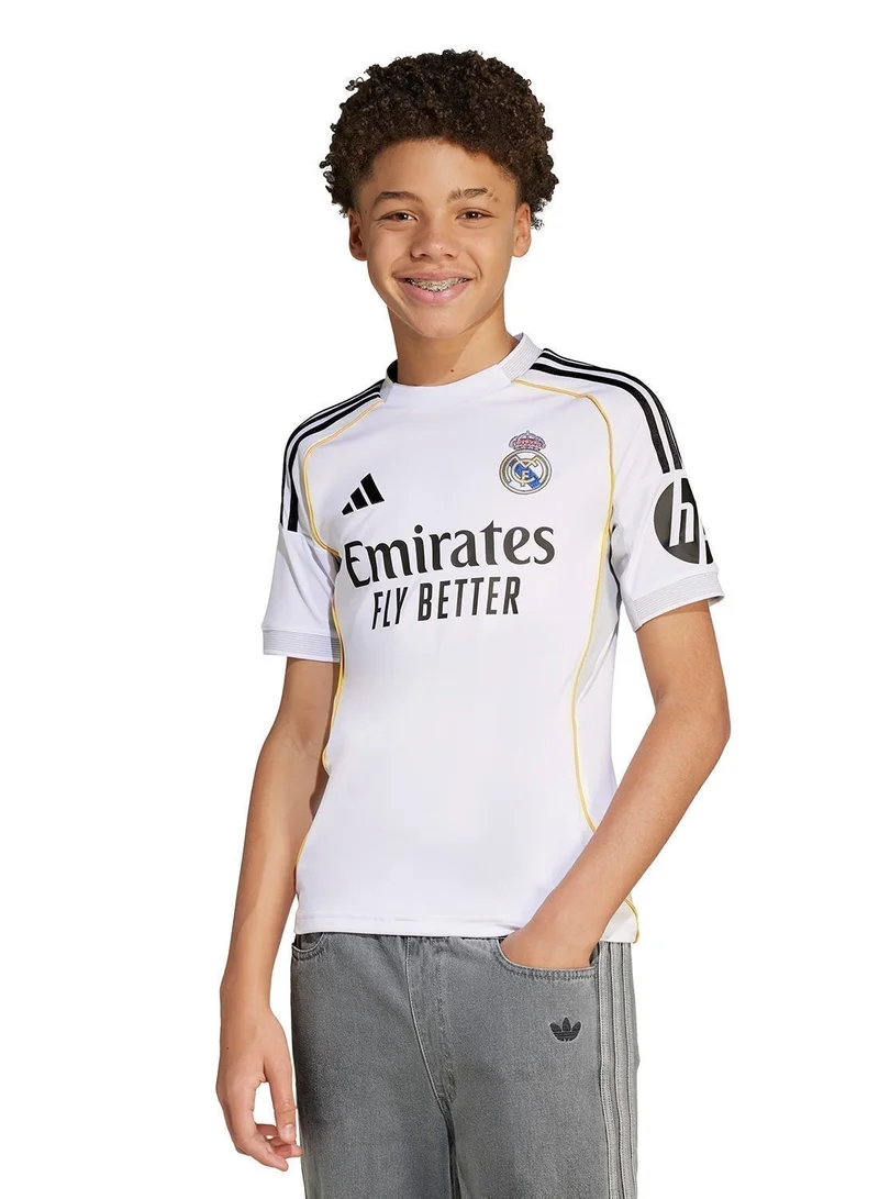 Adidas Youth Real Madrid 25/26 Home Jersey
